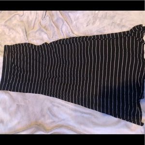 Garage Stripped Maxi Skirt (M)